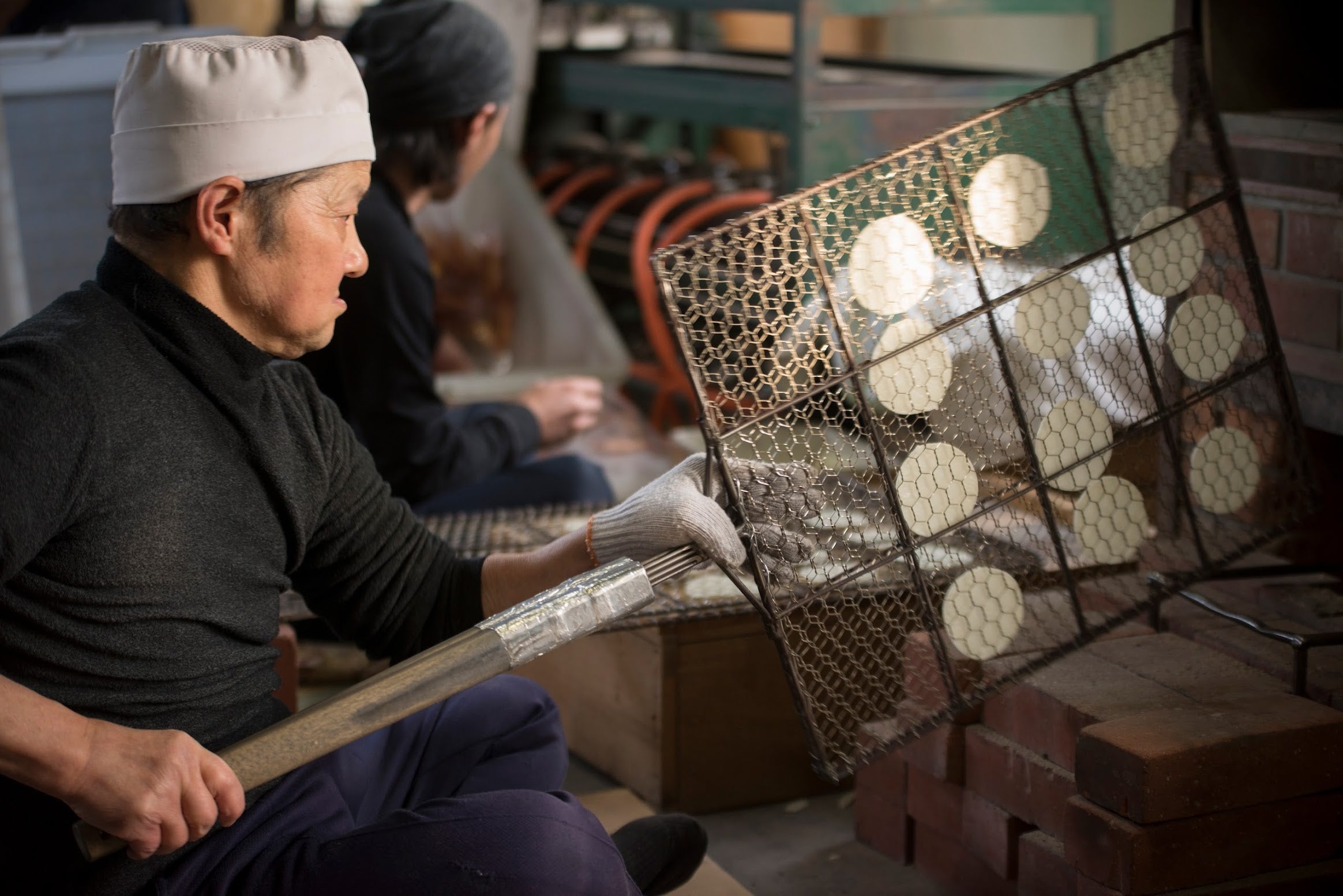 手焼きせんべい体験